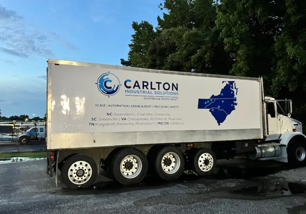 Carlton Industrial Solutions truck wrap